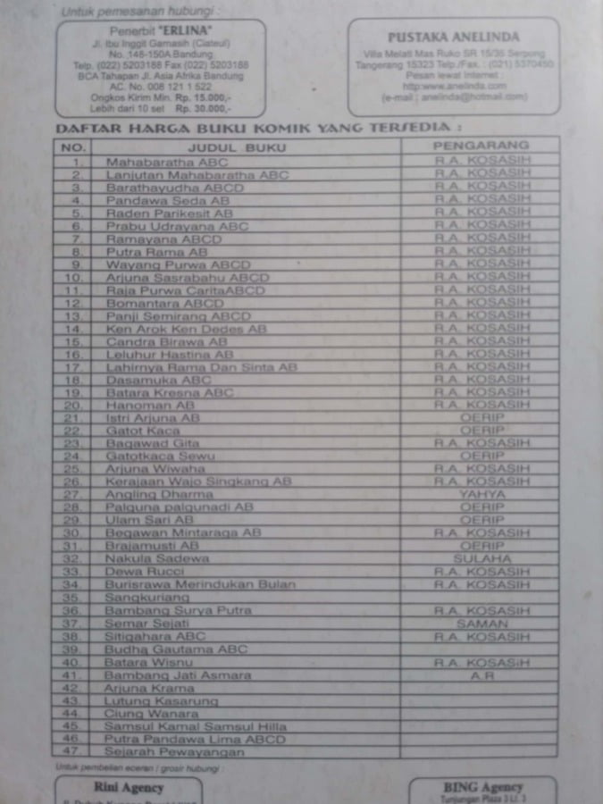 LANJUTAN MAHABRATA
