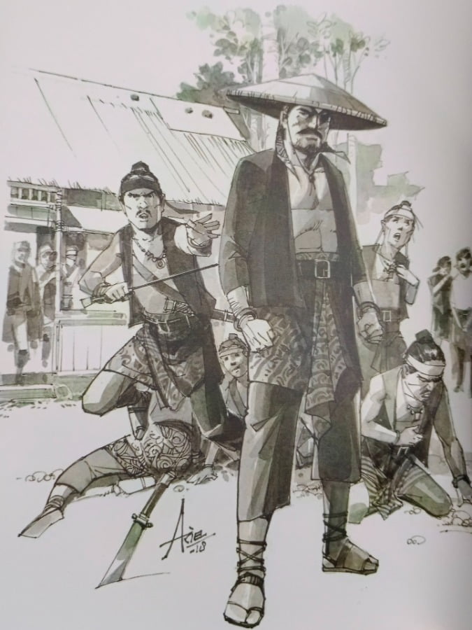 Karang-buronan pajang