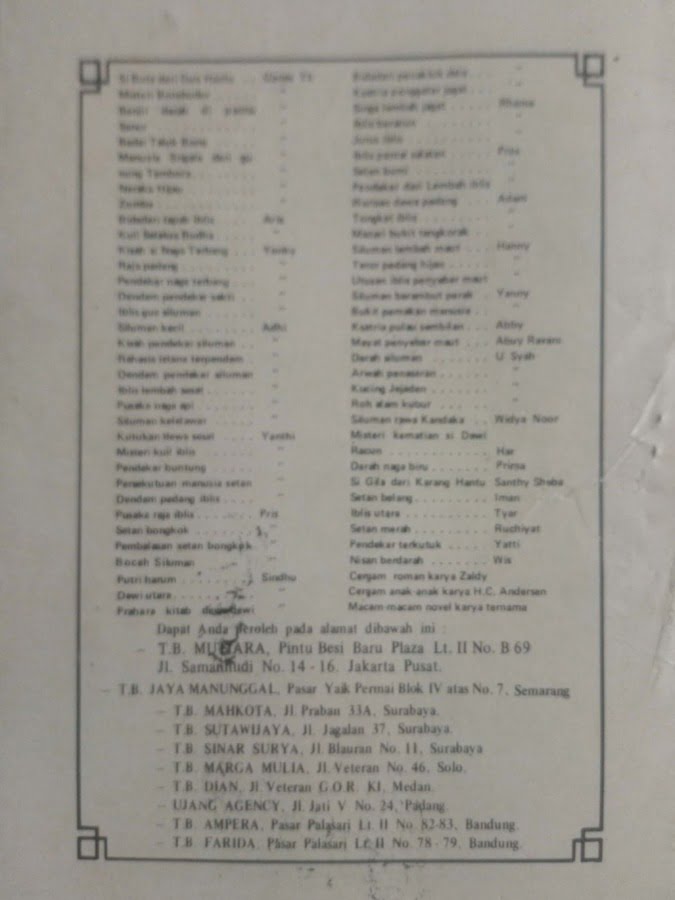 MALAIKAT KUKU SERIBU