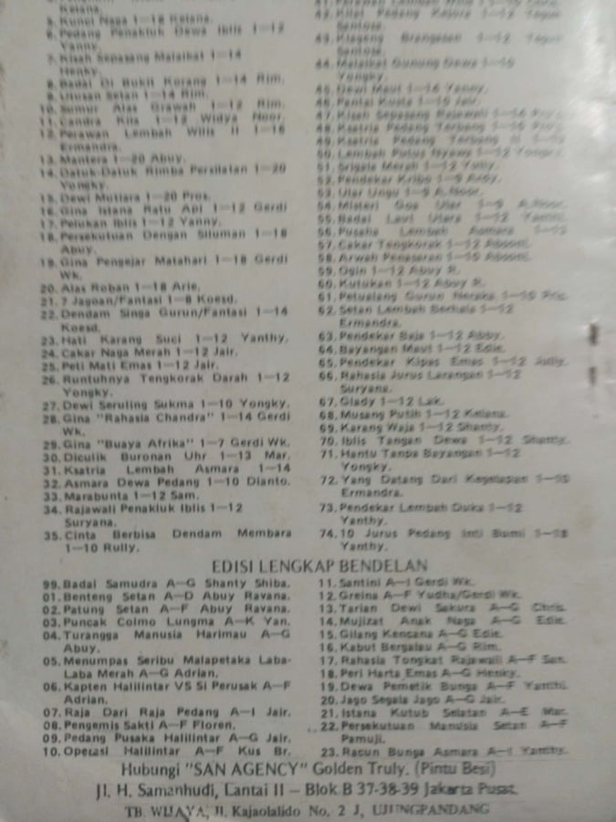 RAHASIA CUPU BATARA KARANG