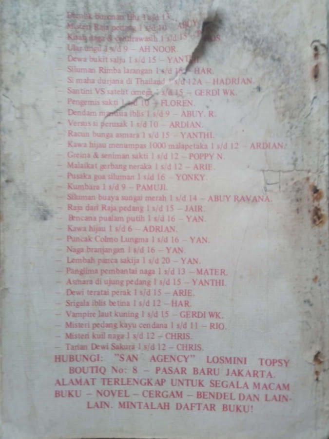 RAHASIA TONGKAT RAJAWALI
