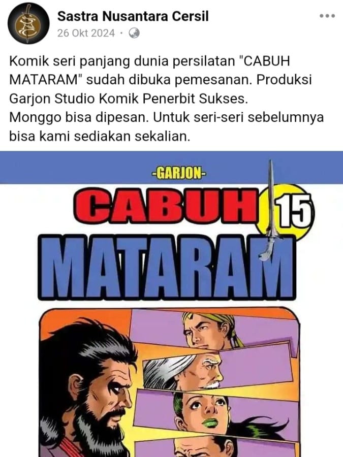 CABUH MATARAM - Jilid 15